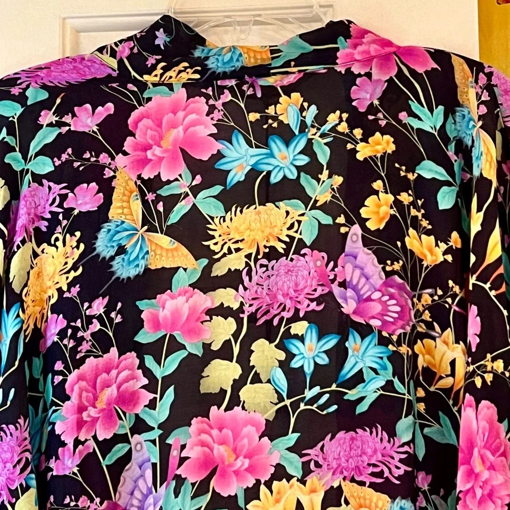 🌺🎉HP🎉🌺 NWT Spell & The Gypsy Butterfly Short Robe - Picture 14 of 16